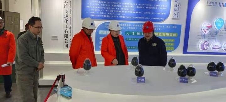 集团党委副书记、、总司理高建嵩率队到云维飞虎公司指导清静生产事情