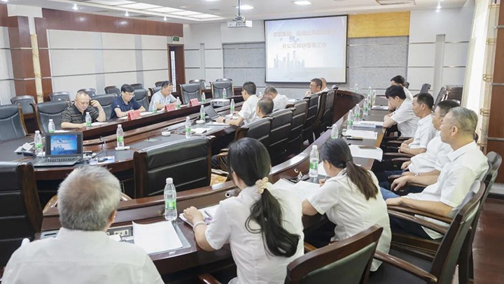 集团党委副书记、、总司理高建嵩一行赴解化化工督导调研