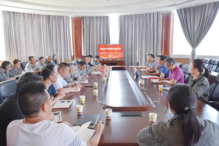 集团党委副书记、、总司理高建嵩深入曲煤焦化挂钩联系支部教学党史学习教育专题党课