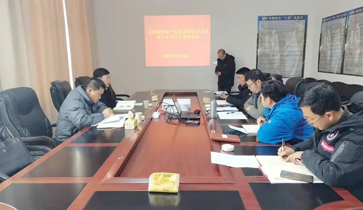 云煤（6008集团官方网站）集团督导调研组到罗平东城公司督导调研