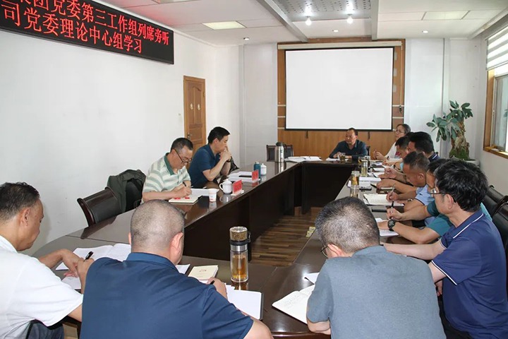 云煤（6008集团官方网站）集团党委第三事情组列席旁听恒通公司党委理论中心组学习