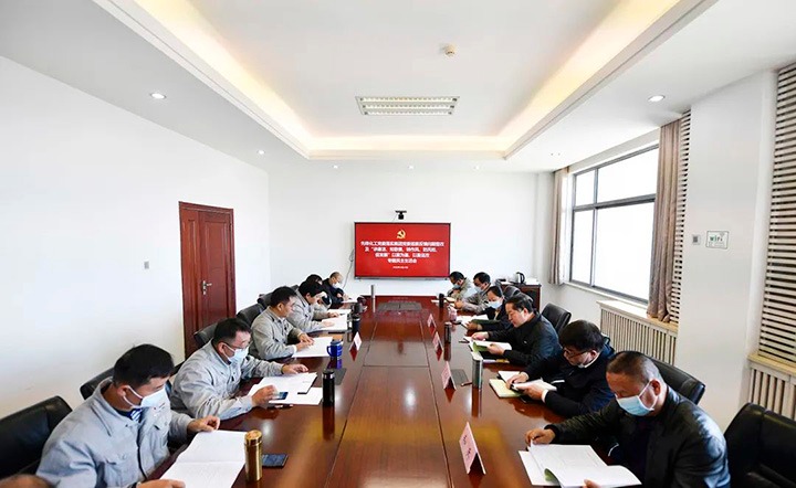 集团党委委员、纪委书记、监察专员覃崇辉到先锋化工指导专题民主生涯会