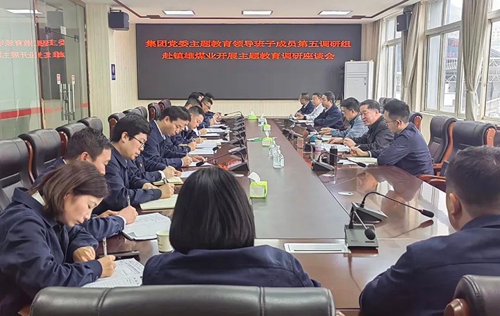 【主题教育】云煤（6008集团官方网站）集团党委委员、纪委书记、监察专员覃崇辉到镇雄煤业公司开展主题教育调研