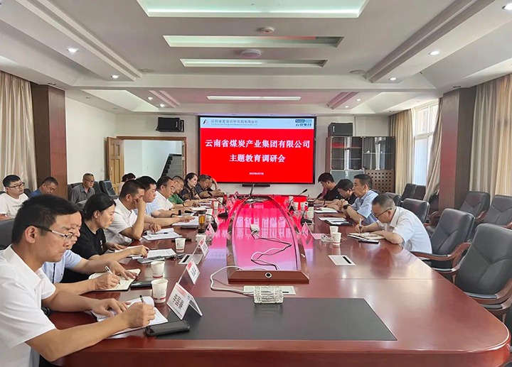 【主题教育】云煤（6008集团官方网站）集团党委副书记、、、工会主席王鑫一行到昆明煤炭设计研究院开展主题教育调研