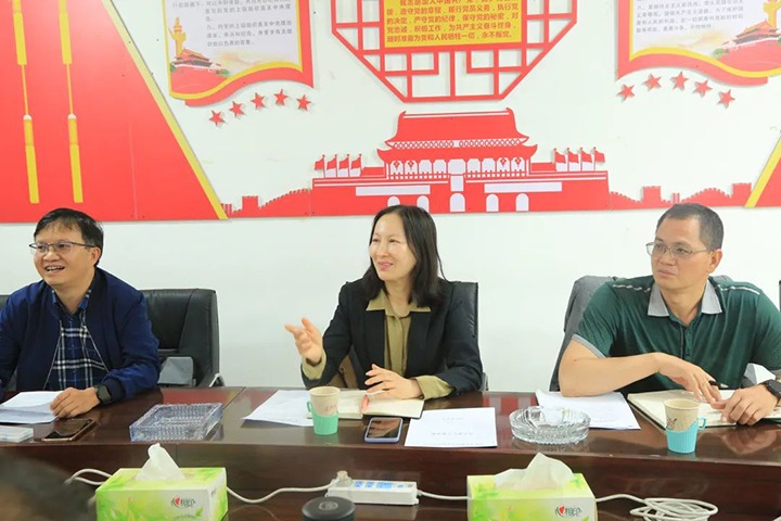 【主题教育】云煤（6008集团官方网站）集团党委委员、、、财务总监莫晓丹一行到东源恒鼎公司开展主题教育调研