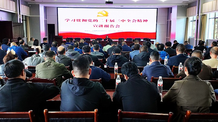 集团党委委员、、、财务总监莫晓丹一行到后所煤矿公司宣讲党的二十届三中全会精神和列席旁听党委理论学习中心组集中学习