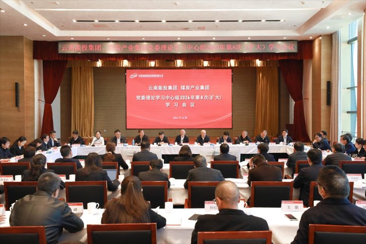 能投集团、、、煤炭工业集团党委开展理论学习中心组学习
