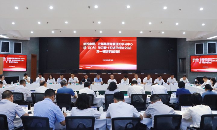能投集团、、、云煤集团举行党委理论学习中心组学习暨《习近平经济文选》第一卷联学培训班